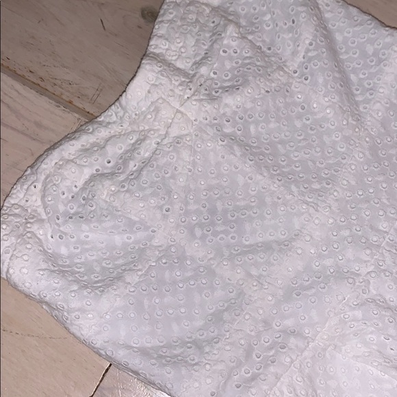 White strapless romper - Picture 2 of 3